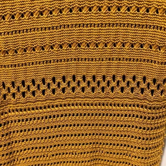 Proenza Schouler Mustard Crochet Dress - Picture 5 of 6